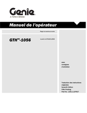 Terex Genie GTH-1056 Manuel De L'opérateur