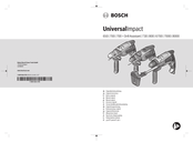 Bosch UniversalImpact 700 Notice Originale