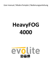 Evolite HeavyFOG 4000 Mode D'emploi