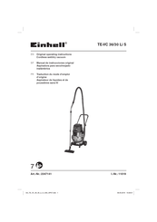 EINHELL TE-VC 36/30 Li S Traduction Du Mode D'emploi D'origine