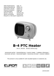 EUROM B-4 PTC Heater Manuel D'utilisation