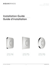 aquabrass 2575 Guide D'installation