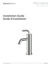 aquabrass MB214 Guide D'installation