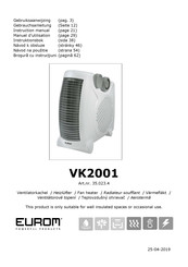 EUROM VK2001 Manuel D'utilisation