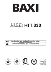 Baxi Luna HT 1.330 Notice D'installation Et D'entretien