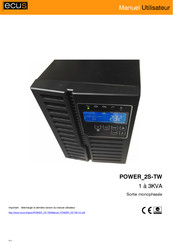 Ecus POWER_2S-TW Manuel Utilisateur