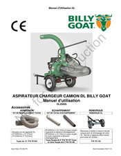 Billy Goat DL2500S Manuel D'utilisation