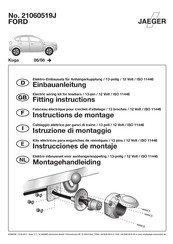 Jaeger 21060519J Instructions De Montage