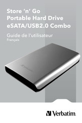 Verbatim Store 'n' Go eSATA/USB2.0 Combo Guide De L'utilisateur