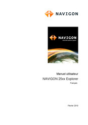 Navigon 2510 Explorer Manuel Utilisateur