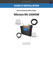 Nikrans NS-2500GW Guide D'installation