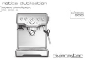 Riviera & Bar expresso Dual Boiler 800 Série Notice D'utilisation