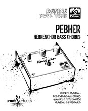 Palmer PEBHER Manuel D'utilisation