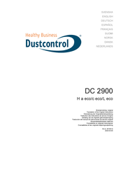 Dustcontrol DC 2900 H a eco Mode D'emploi