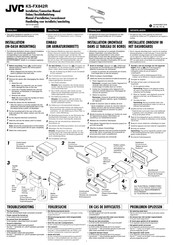JVC KS-FX842R Manuel D'installation/Raccordement