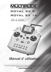 Multiplex ROYAL SX 9 Manuel D'utilisation