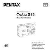 Pentax Optio E85 Manuel D'utilisation