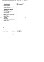 EINHELL 41.335.01 Instructions De Service