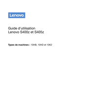 Lenovo S405z-10HB Guide D'utilisation