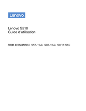 Lenovo S510 Guide D'utilisation