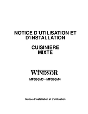 Windsor MFS66M3 Notice D'utilisation Et D'installation