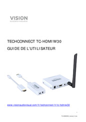 Vision TECHCONNECT TC-HDMIW30 Mode D'emploi