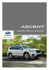 Subaru ASCENT 2021 Guide De Référence Rapide