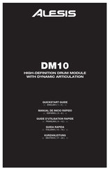 Alesis DM10 Guide D'utilisation Rapide