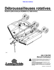 Land Pride RCM5014 Manuel D'utilisateur