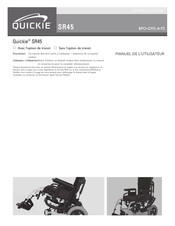 Quickie SR45 Manuel De L'utilisateur