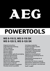 AEG WS 8-125 SK Notice Originale