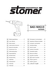 Stomer Professional SAD-18IX2-D Mode D'emploi