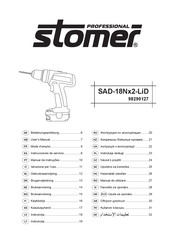 Stomer Professional SAD-18Nx2-LiD Mode D'emploi