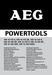 AEG WS 13-125 SXE Notice Originale