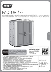 Keter FACTOR 6x3 Mode D'emploi