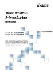 Iiyama ProLite E2282HS Mode D'emploi