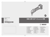 Bosch GNA 18V-16 Professional Notice Originale
