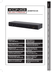 König Electronic AVSWITCH-85 Mode D'emploi