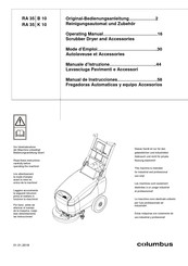 Columbus RA 35 B 10 Mode D'emploi