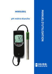 Hanna Instruments HI991001 Manuel D'utilisation