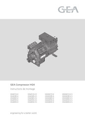 GEA HGX4/555-4 Instructions De Montage