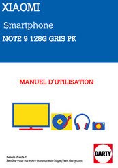 Xiaomi NOTE 9 128G GRIS PK Manuel D'utilisation