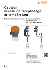 Stübbe Modbus RTU HFT MD Notice D'utilisation D'origine