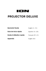 ION Projector Deluxe Guide D'utilisation Rapide