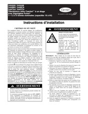 Carrier 24AAA6 Instructions D'installation