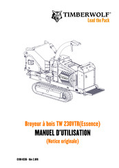 Timberwolf TW 230VTR Manuel D'utilisation