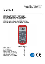 Velleman DVM94 Mode D'emploi