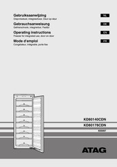 Atag KD80178CDN Mode D'emploi