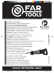 Far Tools RS 800 Notice Originale