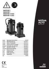 Nilfisk ALTO MAXXI WD 7-4 DUO Notice D'utilisation